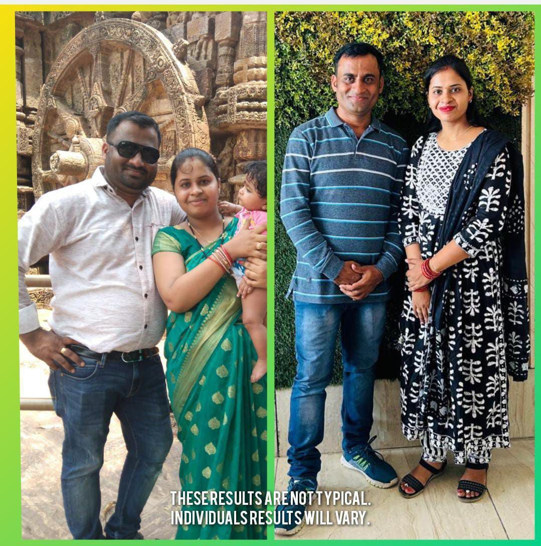 Before-and-after transformation shared by Smiling Transformations community member 5